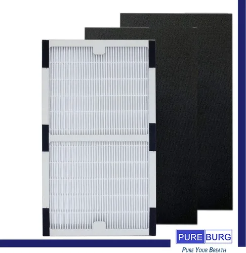 Vista 9 de PUREBURG IAF-H-100C Filtro de repuesto compatible con purificadores de aire Idylis IAP-10-200 e IAP-10-280, H13 HEPA + 2 filtros de carbón activado