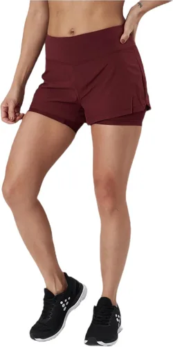 Vista 4 de Craft Sportswear ADV Essence - Pantalones cortos 2 en 1 para mujer, pantalones cortos de entrenamiento con medias interiores, ideales para correr