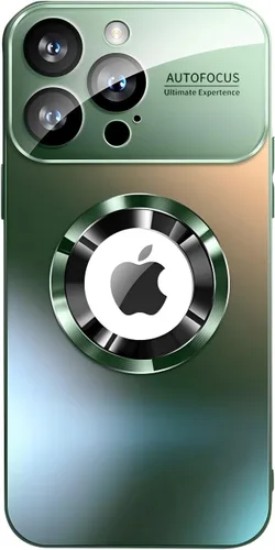 Vista 10 de Funda magnética para cámara de cristal para iPhone 11, color negro