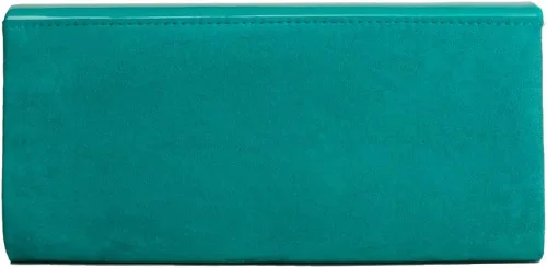 Vista 2 de WALLYNS Bolso de mano clásico de charol con franela azul TIF azul Tif Blue