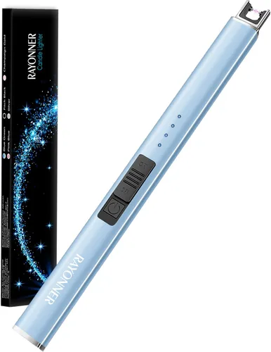 Vista 14 de Encendedor eléctrico con bloqueo de seguridad USB recargable a prueba de viento y sin llama de arco de plasma para rellenos de cestas de Pascua