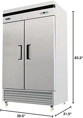Vista 2 de Migali C-2RB-35-HC Refrigerador de 2 puertas de 35 cu/ft