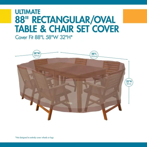 Vista 61 de Duck Covers® Cubierta de mesa impermeable definitiva