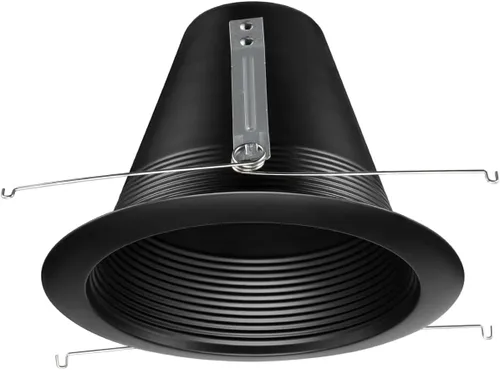 Vista 14 de TORCHSTAR Paquete de 6 luces empotrables de 6 pulgadas con bridas Negro