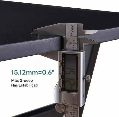 Vista 3 de ivinta Escritorio en forma de L con bandeja para teclado y soporte para CPU, escritorio de esquina reversible moderno de 58 pulgadas para espacios