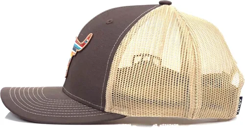 Vista 4 de ARIAT Longhorn - Gorra de béisbol gris para hombre