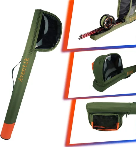 Vista 6 de Kit de Combo de Pesca con Mosca Extreme Aventik 0/1/2/3/4/5/6 Peso, Kit de Cañas de Pescar y Carrete de Mosca para Principiantes con Una Funda