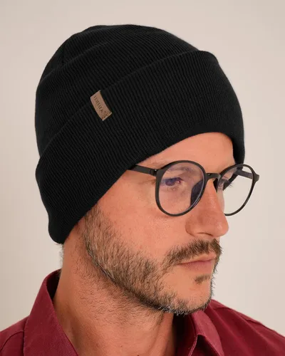 Vista 4 de FURTALK Gorro para hombre y mujer, con puños, grueso, unisex, gorro de invierno