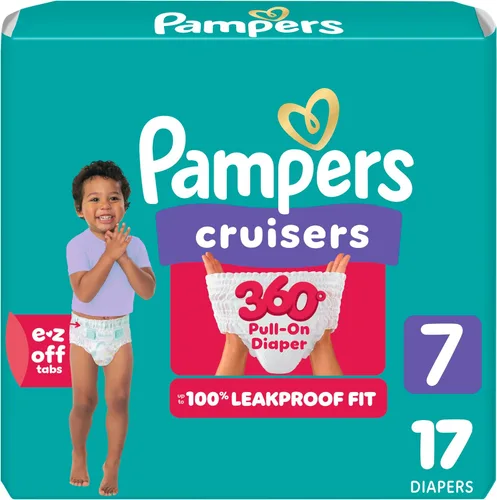 Vista 22 de Pampers Cruisers 360 Pañales - Talla 3, 26 unidades, pañales desechables para bebé, ajuste sin huecos