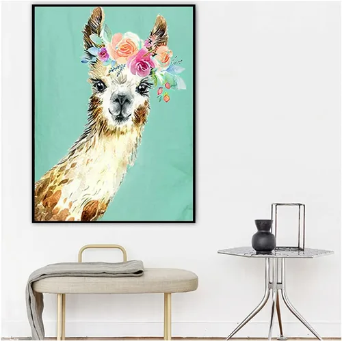 Vista 7 de UB - Kit de pintura de diamantes 5D para adultos y niños, arte de diamantes de alpaca, arte de bricolaje, bordado de punto de cruz, manualidades