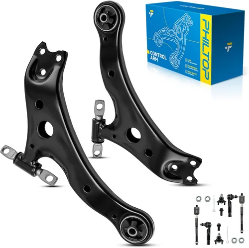 Vista 50 de PHILTOP 6 piezas de brazo de control delantero inferior con barra estabilizadora de rótula para Nissan Rogue 2014-2020 Rogue Sport 2017-2022 Qashqai