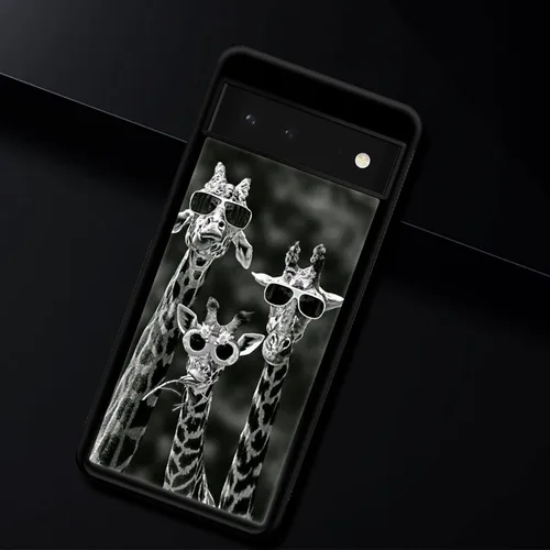 Vista 7 de CARLOCA Funda compatible con Google Pixel 6, diseño gráfico de moda a prueba de golpes, protección antiarañazos y caídas, Google Pixel 6 en blanco