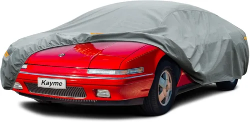 Vista 102 de Kayme Funda de Coche de Servicio Pesado Impermeable para Todo Tipo de Clima, Ajuste Personalizado para Tesla Model S, Cubierta Exterior Completa