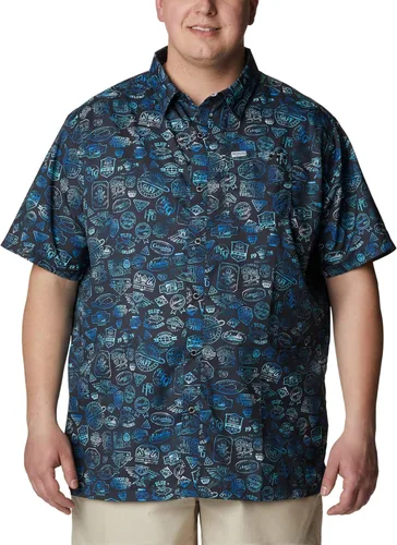 Vista 6 de PFG Super Slack Tide Camp - Camiseta para hombre, color gris