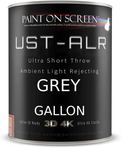 Vista 5 de Pintura para Proyector de Pantalla Paint on Screen Pintura de Pantalla de Proyector de Capa Única de Proyección Corta para Claridad Perfecta