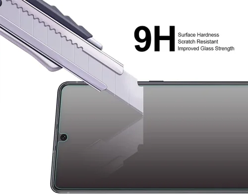 Vista 4 de Supershieldz Protector de pantalla de vidrio templado diseñado para Samsung Galaxy A71 5G y Galaxy A71 5G UW, antiarañazos, sin burbujas