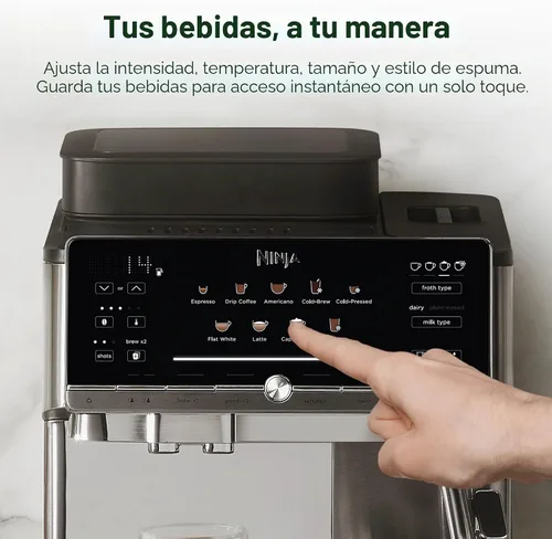 Vista 6 de Ninja AutoBarista Espresso totalmente automático, 10 opciones de bebidas, AE1002