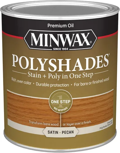 Vista 43 de Barniz Minwax 213104444 PolyShades Miel