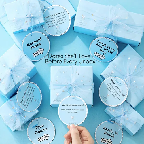 Vista 4 de HAPPY LOLLI Regalo para adolescentes y adolescentes 8 divertidos regalos con tareas y tarjetas de empoderamiento, ideal para cumpleaños y Navidad