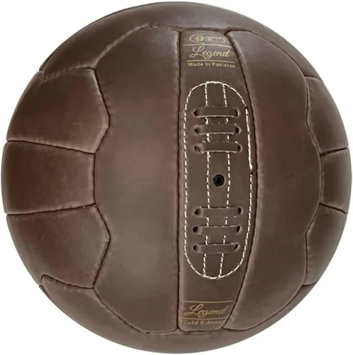 Vista 5 de Premium Soccer Ball Collection - Mini Size 2 Training Ball - Plain White Autograph Ball Size 5 - Vintage Brown Leather 18 Panel Classic Football