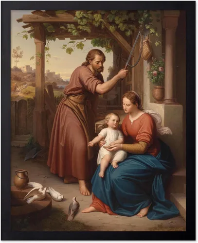 Vista 50 de Poster Master Póster de retrato vintage, impresión cristiana retro, regalo para religiosos, amigos, cara de Jesucristo, sudario de Turín, Biblia