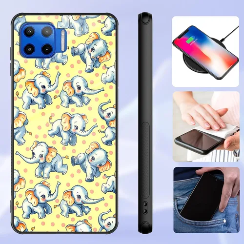 Vista 258 de Funda para Motorola Moto Edge 2022, cubierta trasera de vidrio templado con protector de pantalla, funda protectora a prueba de golpes para Motorola