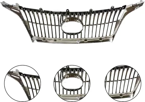 Vista 5 de Parachoques delantero Parrilla gris cromo para 2010 2011 2012 Lexus Rx350 LX1200131 53101-0E041