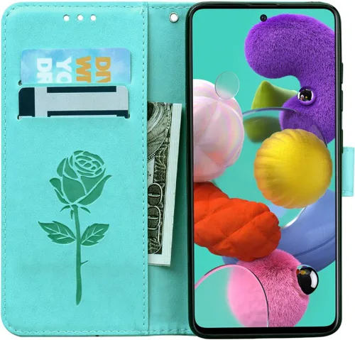 Vista 3 de Funda diseñada para Samsung Galaxy S21 Ultra 5G, correa de muñeca con función atril de piel sintética, con ranuras para tarjetas de efectivo. Funda