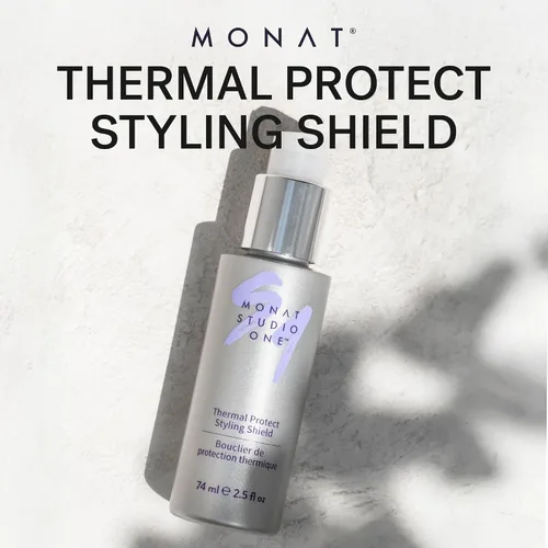 Vista 4 de MONAT Studio One Thermal Protect Styling Shield - Protector térmico para productos de peinado del cabello. Protección térmica para cabello contra