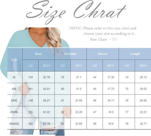 Vista 2 de Camisetas de talla grande para mujer, túnica a rayas de otoño, camisetas de manga larga con cuello en V, sudaderas de algodón de invierno