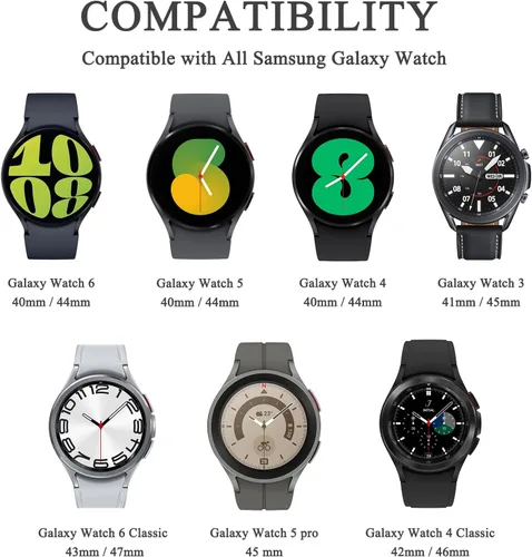 Vista 6 de Cable de carga USB C para reloj compatible con Samsung Galaxy Watch 6 Classic/6/5 Pro/5/4 Classic/4/3/Active 2/1, cable de carga magnética