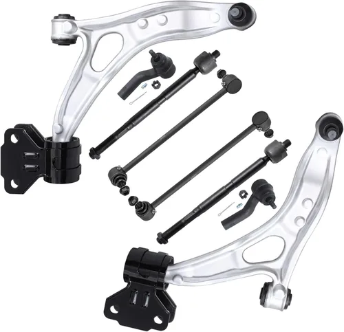 Vista 406 de Detroit Axle - Kit de brazos de control de extremo de 8 piezas para Toyota 2001-2003 Highlander 2002-2003 Camry Lexus ES300, 2 conjuntos de brazos