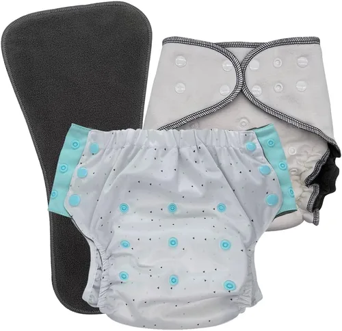 Vista 31 de EcoAble Juego de pañales de tela nocturna para niños grandes, de 6 a 16 años Bragas protectoras para necesidades especiales para incontinencia
