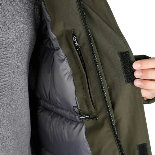 Vista 4 de Men's Ski Jacket Down Insulated Waterproof Winter Jacket Windproof Snowboard Snow Coat