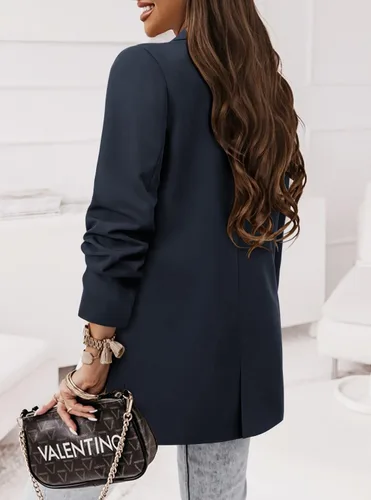 Vista 5 de CRAZY GRID Chaqueta casual para mujer con bolsillos para el trabajo y la oficina
