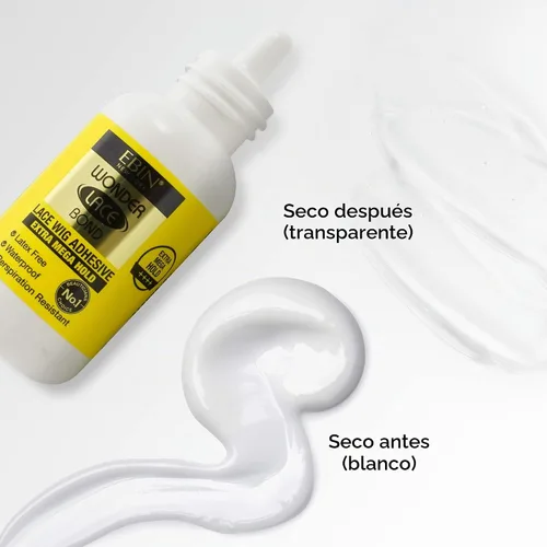 Vista 4 de EBIN NEW YORK Wonder Lace Bond Extra Mega Hold 1.18 oz (paquete de 3) – Original, sin residuos, fórmula mejorada, fácil de aplicar, secado rápido