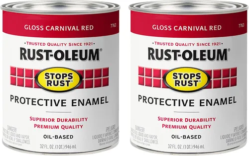 Vista 45 de Carbón gris brillante Rust-Oleum (7784502) contra el óxido 32 onzas, 7784502 Gris carbón brillante
