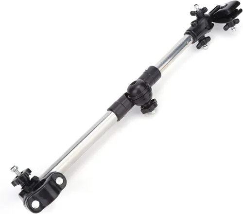 Vista 4 de Soporte para sombrilla para silla de ruedas, silla de ruedas, cochecito y bicicleta, soporte de barra, soporte de abrazadera, conector de soporte