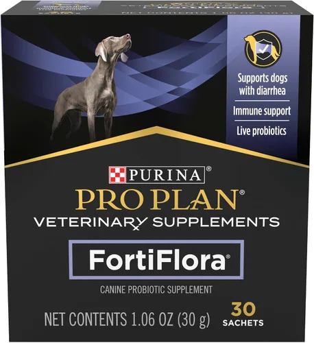 Vista 2 de Purina Pro Plan Veterinary Supplements FortiFlora Dog Probiotic Supplement, Canine Nutritional Supplement 30 Ct. Box (Pack of 2)