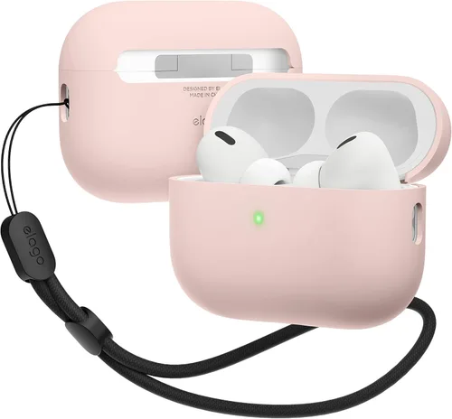 Vista 9 de elago Liquid Hybrid - Funda para AirPods Pro 2 con cordón, compatible con AirPods Pro de 2ª generación, protección de triple capa, resistente al