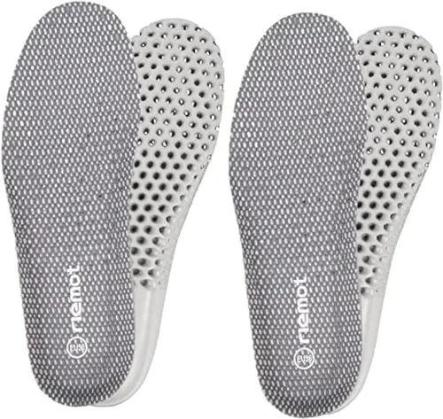 Vista 12 de Riemot - Plantillas de zapatos para mujer con estructura de panal transpirable, plantillas deportivas con amortiguación, plantillas de repuesto