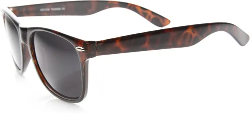 Vista 3 de Gafas clásicas de los años 80, retro, con borde de cuerno grande