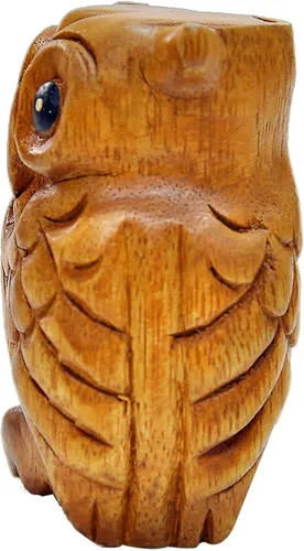 Vista 7 de Juego de 3 instrumentos de percusión de madera hechos a mano con forma de animales, rana de madera de 3 pulgadas, grillo de madera de 4 pulgadas