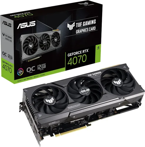 Vista 7 de ASUS Dual GeForce RTX 4070 OC Edition 12GB GDDR6X, IP5X, tecnología Auto-Extreme, programa de validación de 144 horas, HDMI 2.1a, DP 1.4a, garantía