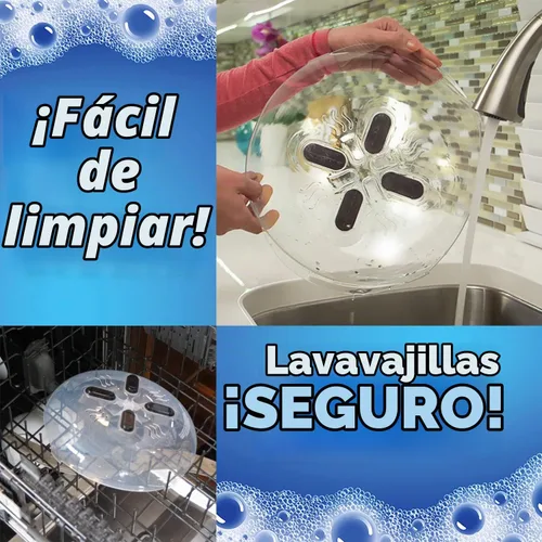 Vista 8 de HOVER COVER Cubierta magnética para salpicaduras de microondas