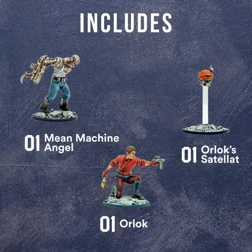 Vista 3 de Wargames Delivered - Warlord Games Judge Dredd Arch Villains of Mega City Miniaturas de 0.039-1.102 in - 5 miniaturas de villanos, 7 tarjetas, bases