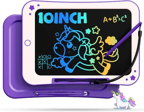 Vista 10 de TEKFUN - Tableta de escritura LCD para niños, juguetes para niñas pequeñas, tabla de dibujo de garabatos, regalos de Pascua para niños, regalo