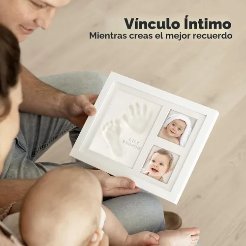 Vista 9 de KeaBabies Kit de Huellas de Manos y Pies para Bebé - Kit de Huellas de Bebé de Arcilla de Secado Rápido, Huellas de Patas de Mascotas, Marco