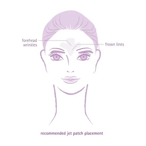 Vista 4 de Toute Nuit - Parches antiarrugas – Jet – Cinta facial para frente y líneas grandes fruncidas – Parches hipoalergénicos antiarrugas – 20