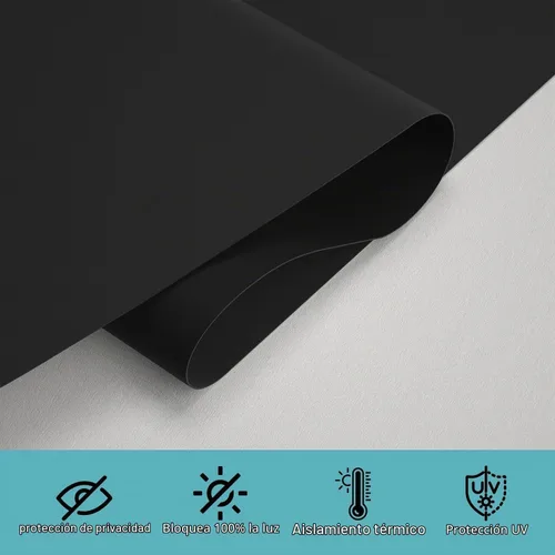 Vista 3 de MYshade Persianas enrollables personalizadas para ventana, persianas enrollables para ventanas con cable, bloqueo solar, protección de privacidad